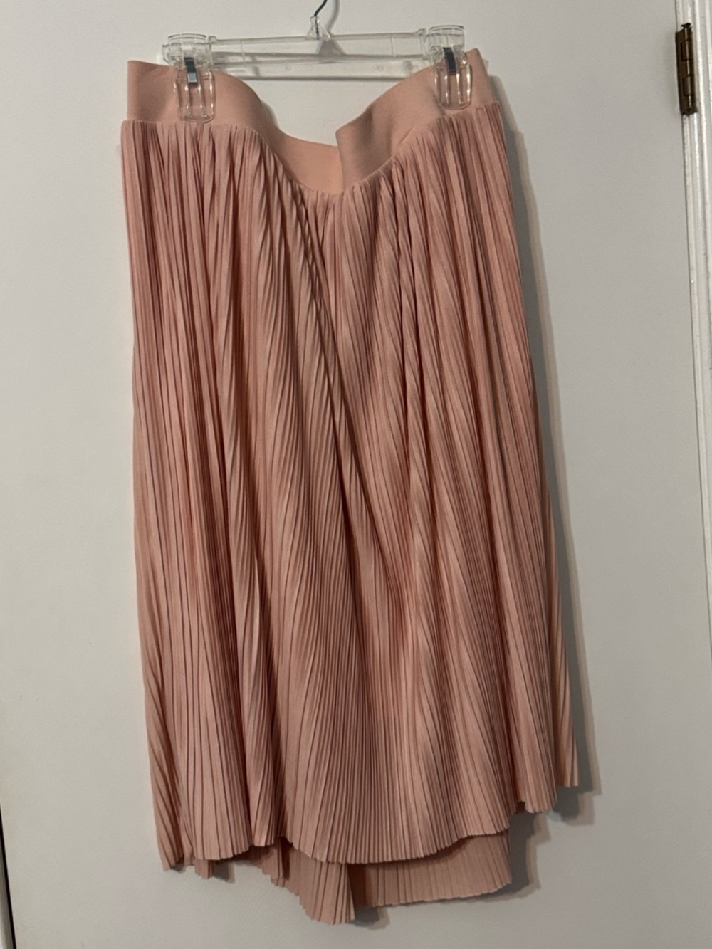 torrid Pleated Midi Skirt in Dusty Pink